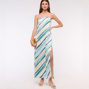 Abercrombie & Fitch strapless slip dress